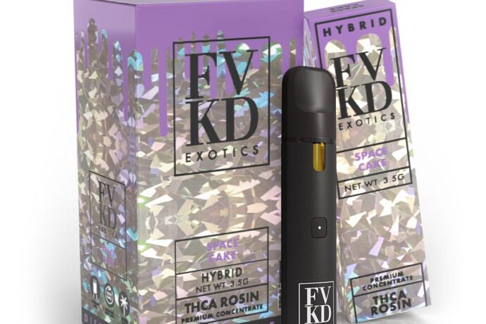 FVKD Exotics THCa Rosin Disposable 3.5G Hybrid - Space Cake