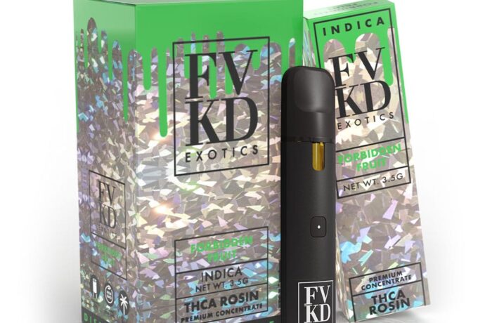 FVKD Exotics THCa Rosin Disposable 3.5G Indica - Forbidden Fruit