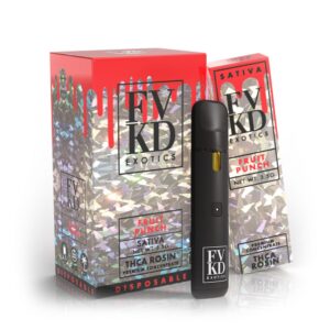 FVKD Exotics THCa Rosin Disposable 3.5G Sativa - Fruit Punch