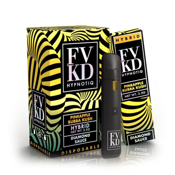 FVKD Hypnotiq Diamond Sauce Disposable 3.5G Hybrid - Pineapple Bubba Kush