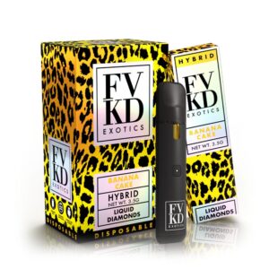 FVKD Liquid Diamonds Disposable 3.5G Hybrid - Banana Cake