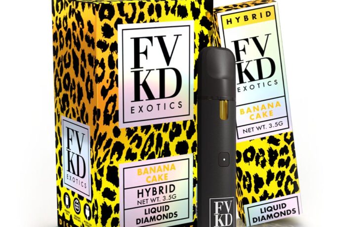 FVKD Liquid Diamonds Disposable 3.5G Hybrid - Banana Cake FVKD Liquid Diamonds Disposable 3.5G Hybrid - Banana Cake