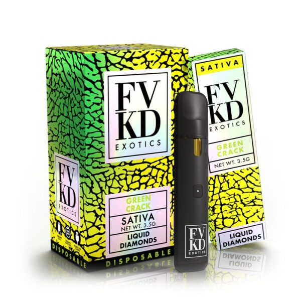 FVKD Liquid Diamonds Disposable 3.5G Sativa - Green Crack