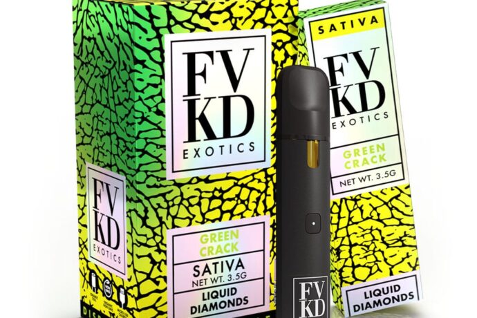 FVKD Liquid Diamonds Disposable 3.5G Sativa - Green Crack