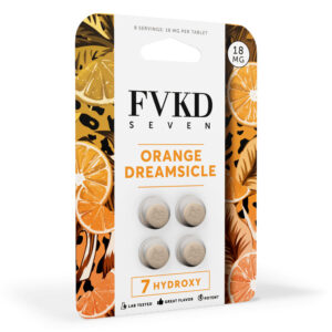 FVKD Seven 7-Hydroxy Tablets 18mg 4Ct - Orange Dreamsicle