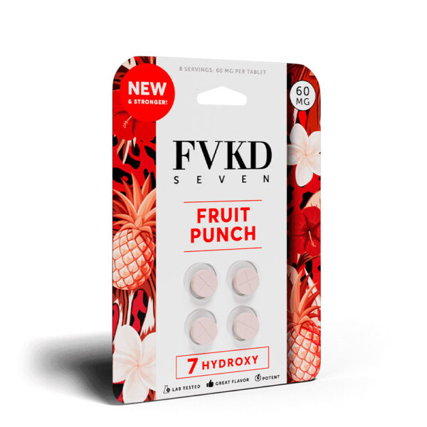 FVKD Seven 7-Hydroxy Tablets 60mg 4Ct - Fruit Punch