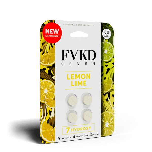 FVKD Seven 7-Hydroxy Tablets 60mg 4Ct - Lemon Lime