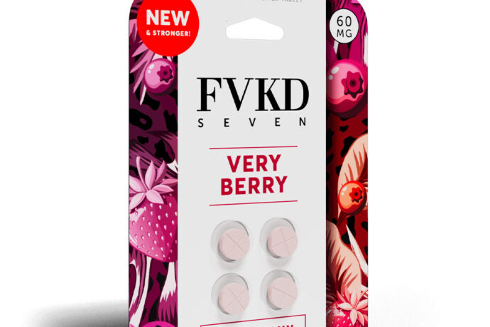 FVKD Seven 7-Hydroxy Tablets 60mg 4Ct - Very Berry