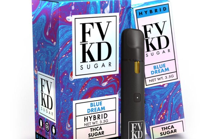 FVKD THCa Sugar Disposable 3.5G Hybrid - Blue Dream FVKD THCa Sugar Disposable 3.5G Hybrid - Blue Dream