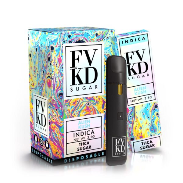 FVKD THCa Sugar Disposable 3.5G Indica - Alien Kush