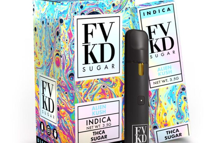 FVKD THCa Sugar Disposable 3.5G Indica - Alien Kush
