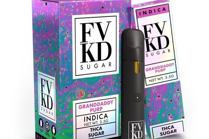 FVKD THCa Sugar Disposable 3.5G Indica - Granddaddy Purp FVKD THCa Sugar Disposable 3.5G Indica - Granddaddy Purp