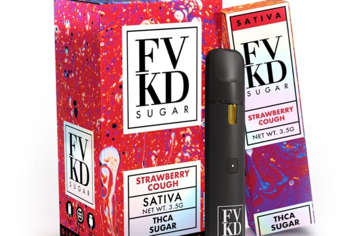 FVKD THCa Sugar Disposable 3.5G Sativa - Strawberry Cough