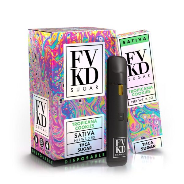 FVKD THCa Sugar Disposable 3.5G Sativa - Tropicana Cookies