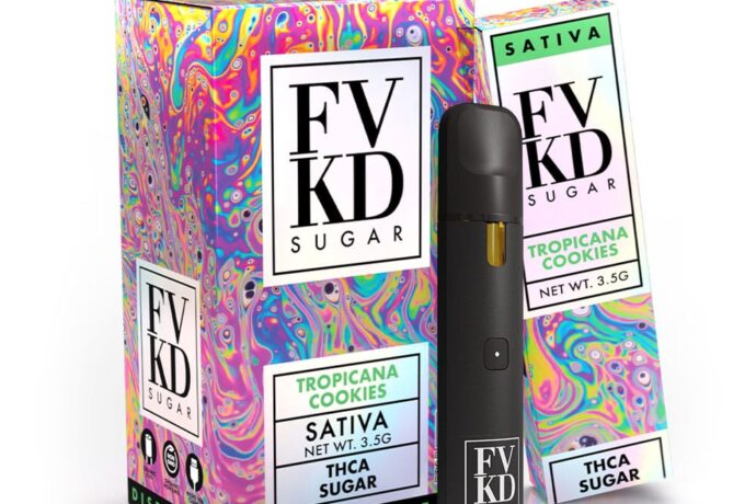 FVKD THCa Sugar Disposable 3.5G Sativa - Tropicana Cookies